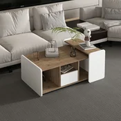 Hanah Home klub sto Viya 20456, 94,3 cm, beli / Rahle