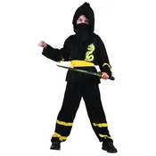 Ninja rumena otroški kostum