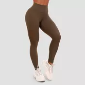 GymBeam Ženske helanke Mesh Panel Olive