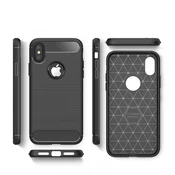 Maska Silicone Defender za iPhone XS Max crveni.