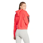 Adidas W 3S FT FZ HD, ženska jakna, crvena KVC49
