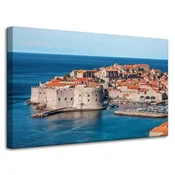 shumee Platno Arhitektura Hrvaška 80x50 cm Dubrovnik Zadar Počitnice