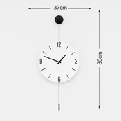 Wallity Zidni sat Mclock-00117, 37x80x7 cm, Crni