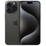 APPLE pametni telefon iPhone 15 Pro Max 8GB/512GB, Black Titanium (razstavni eksponat)