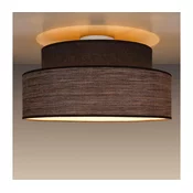 Plafonsko svetlo GRACE 1xE27/60W/230V O 40 cm braon/bež