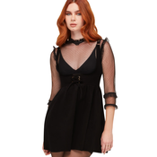 Ženska obleka KILLSTAR - Junipers Ballad - Black - KSRA014266