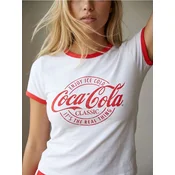 Sinsay - Dvodelna pamučna pidžama Coca-Cola - belo