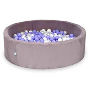 shumee Suhi bazen 130x40 Corduroy Lavender 700 kroglic: bela, biserna, heather