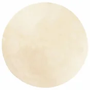 Vidaxl Preproga HUARTE s kratkimi vlakni mehka pralna krem O 80 cm