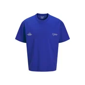 Jack & Jones Junior Majica JORSANREMO modra / bela