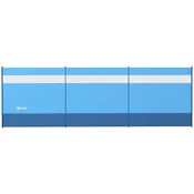 Homestar Zložljiv vetrolov z oknom 440x140 cm modre barve