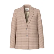 PIECES Blazer PCBOSELLA kremna / karamel / kostanj rjava / črna