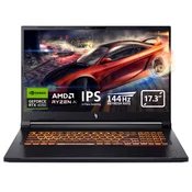 Gaming laptop Acer - Nitro V17 ANV17-61, 17.3, FHD, Ryzen Al 5, 144 Hz, RTX 4050, 64 GB RAM