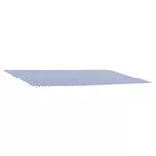 vidaXL Nadomestno platno tende Modra in bela 450 × 350 cm