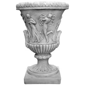 Casa Padrino baroque garden decorative flower pot antique gray A� 56 x H. 85 cm