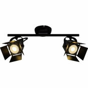 Brilliant LED stropni reflektor GU10 10 W Brilliant Movie G08913/76 črna (mat)