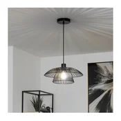 Brilagi - LED luster na sajli CERIA WIRE 1xE27/40W/230V prečnik 38 cm crna