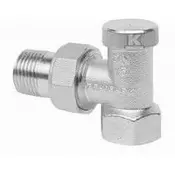 slomart Ventil za povratek radiatorja, kotni VECTOR nikljan 1/2 palca tip ZO-K-15