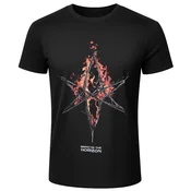 Metal majica moška Bring Me The Horizon - Flame Hex & Text Logo - ROCK OFF - BMTHTS118MB