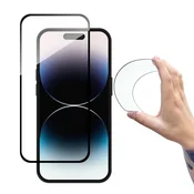 WOZINSKY FLEKSIBILNO NANO STEKLO ZA ZASLON IPHONE 14 PRO MAX S ČRNIM OKVIRJEM