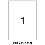 ETIKETE LK 210X297MM POLYESTER PK25L ZWECKFORM L7567-25 PROZIRNE (MLIJEČNO)