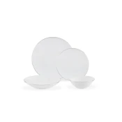Madame Coco Set tanjira za rucavanje Allons, 24 dela, Beli