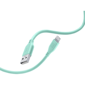 Celularna linija kabel za polnjenje in prenos podatkov Soft 120cm USB Type-A na Apple lightning grü USBDATASOFTMFIG