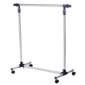 Homestar Oblačilni regal nastavljiv 86x45x95 cm iz nerjavečega jekla