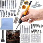 Rosfix ROSFIX KOMPLET ZA PRECIZNO SPAJKANJE S POTENCIOMETROM ROSFIX ORANGE PITBULL OP60W +30 ELEMENTOV ZA KURJENJE LESA + PLASTIČNA ŠKATLA ZA ORODJE 160X240X30MM, (21739260)