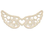 shumee Angelska krila 150x65mm 10 kosov za venec, album, stensko dekoracijo, lovilec sanj