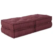 Modularna sofa 2 pcs Bordo 140 x 70 x 36 cm Tkanina