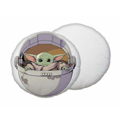 Jerry Fabrics Oblikovana blazina iz mikropliša Star Wars Mandalorian 02 Poliester