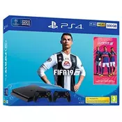 SONY PlayStation PS4 500GB + DS4 + FIFA 19
