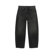Pull&Bear Kavbojke črn denim
