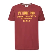 Petrol Industries Majica rjasto rjava/rumena