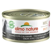 Varčno pakiranje Almo Nature 24 x 70 g - HFC tuna s kalamari v želeju