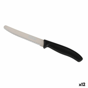 Set Noževa Quttin Crna Srebrna 6 Dijelovi 21,2 cm (12 kom.)