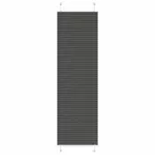 Plisirana roleta crna 60x200 cm širina tkanine 59,4 cm