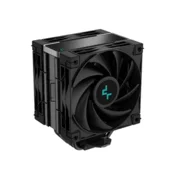 DeepCool CPU Cooler - AK400 ZERO DARK PLUS (28 dB; maks., 101,02 m3/h; 4-pinski, 4 toplotne cevi, 12 cm, PWM)