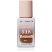 Revolution Skin Silk Serum Foundation lahki tekoči puder s posvetlitvenim učinkom odtenek F15 23 ml