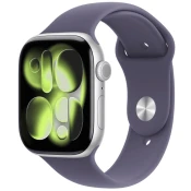 Apple Watch Series 11 pametna ura, GPS, 42mm, + pašček S/M, vijolična (Purple Fog) (MEU64WF/A)