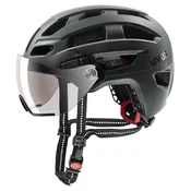 UVEX Finale visor bike helmet 56–61 cm, black matt