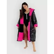 Dryrobe Advance Long Sleeve Surf Poncho black camo pink