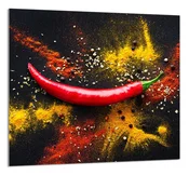 shumee STEKLENA PLOŠČA ZA KUHINJO 65x60 Chilli