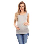 Top za nosečnice brez rokavov - bež - L/XL