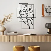 Wallity Zidna dekoracija Love-L, 70x52cm, Crna