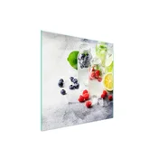 shumee Steklena zaščitna plošča za štedilnik 50x52 Fruit