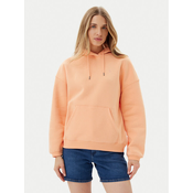 Volcom Majica dugih rukava Stone Heart Up B4112509 Narancasta Oversize