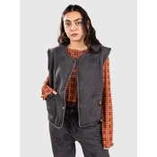 Santa Cruz Workers Reversible Vest charcoal