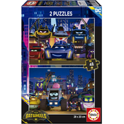 Puzzle DC Batwheels Educa 2x48 dielov od 3 rokov EDU20107